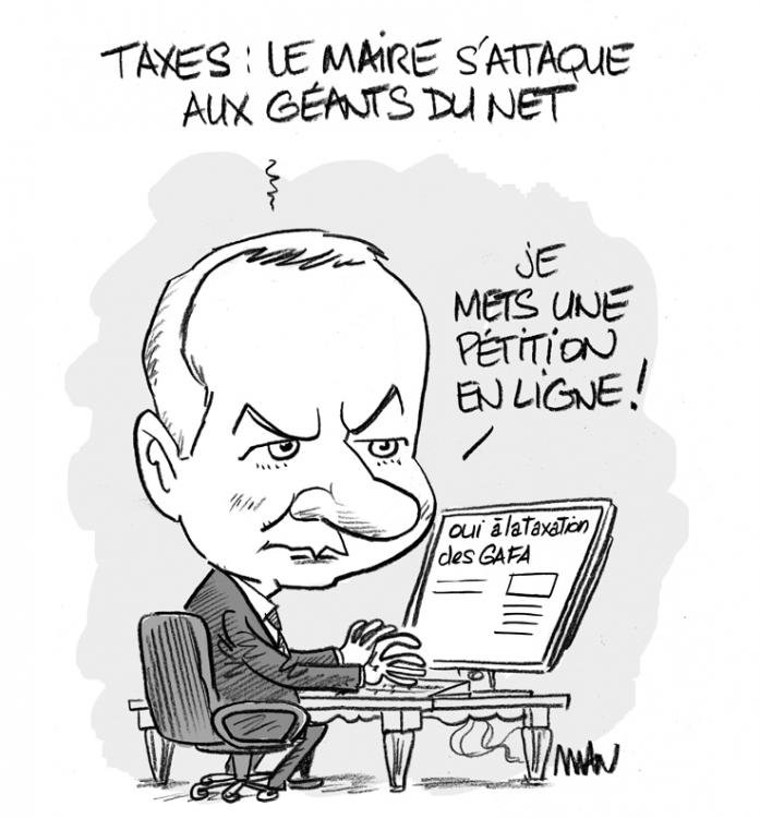 Dessin de presse : GAFA presse : GAFA