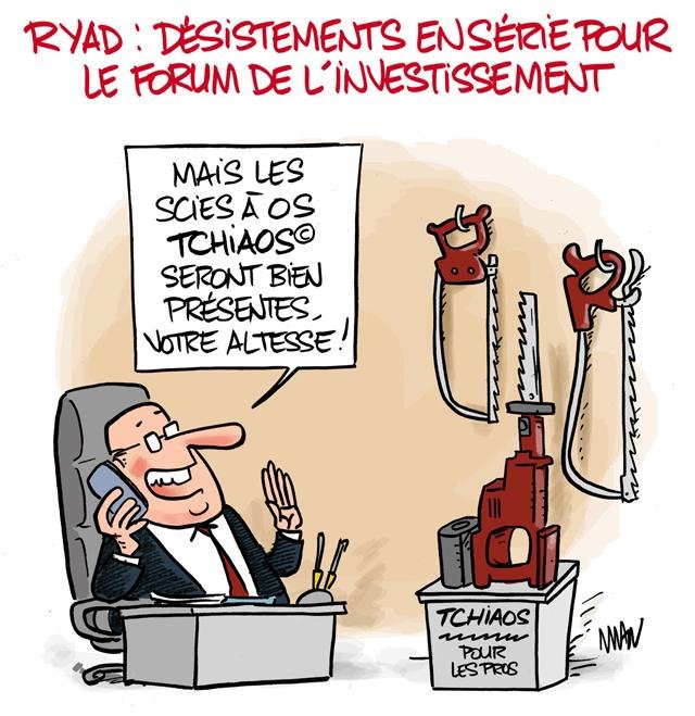 Dessin de presse : Scies presse : Scies