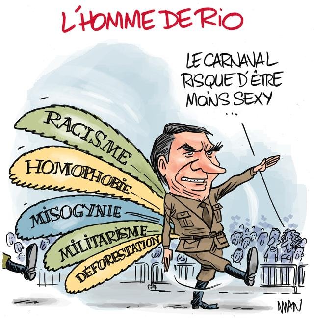 Dessin de presse : Rio un peu presse : Rio un peu
