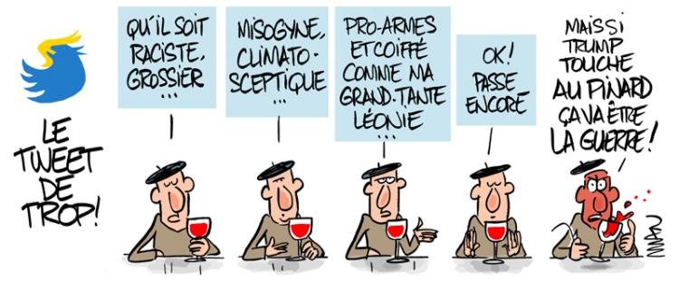 Dessin de presse : Pinard presse : Pinard