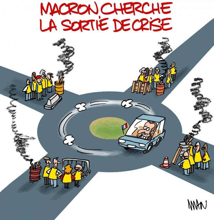 Dessin de presse : Rond point presse : Rond point