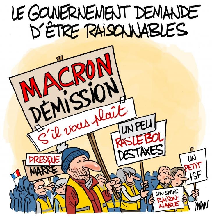 Dessin de presse : Raisonnables presse : Raisonnables