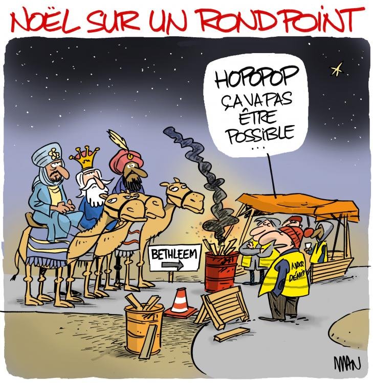 Dessin de presse : Rois mages presse : Rois mages