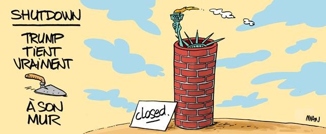 Dessin de presse : Shutdown presse : Shutdown