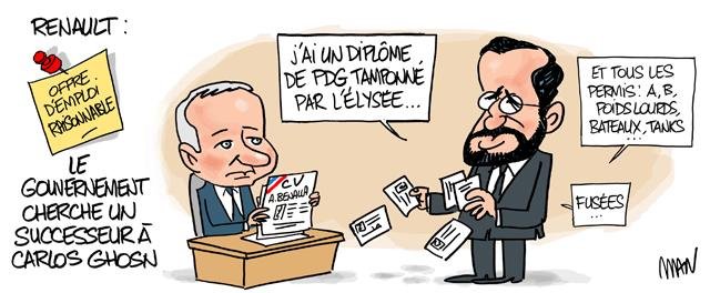 Dessin de presse : Successeur presse : Successeur