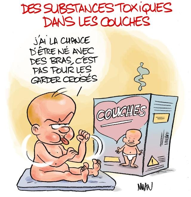 Dessin de presse : Couches presse : Couches