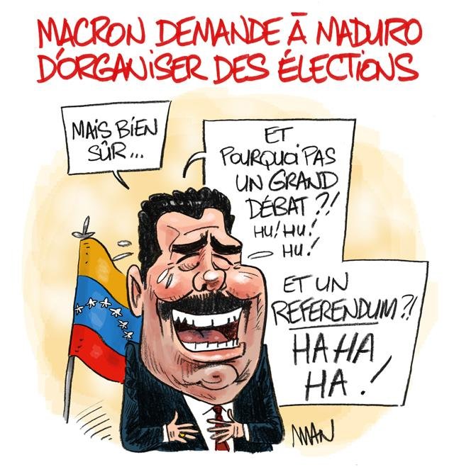 Dessin de presse : Maduro-referendum presse : Maduro-referendum