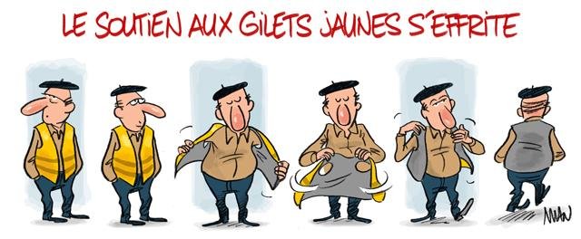 Dessin de presse : Gilets jaunes-Soutien presse : Gilets jaunes-Soutien
