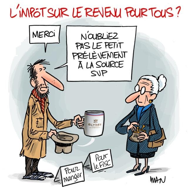 Dessin de presse : Impôts pour tous presse : Impôts pour tous