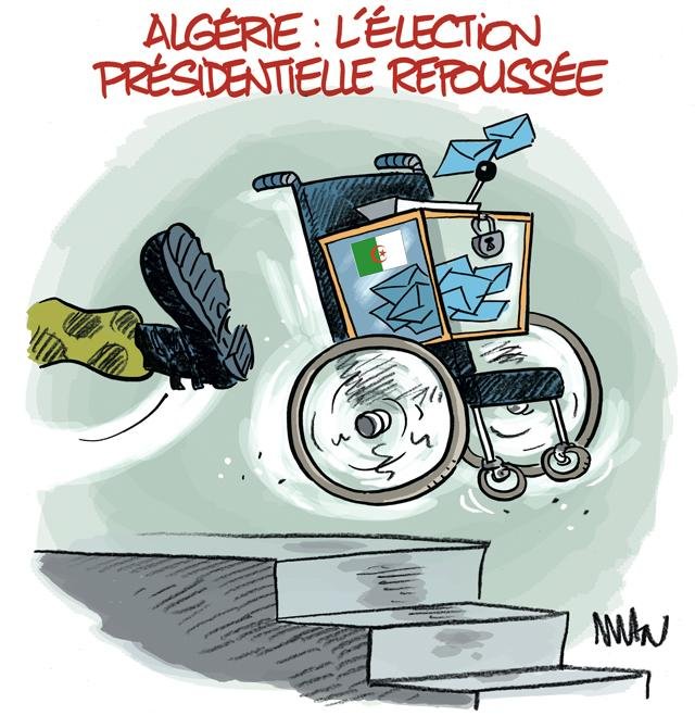 Dessin de presse : Algérie-Élection presse : Algérie-Élection