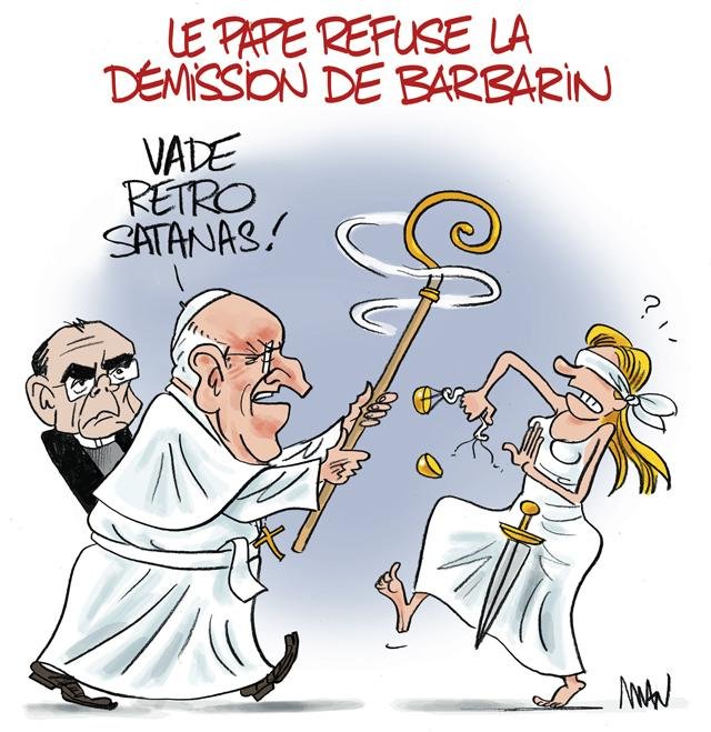 Dessin de presse : Barbarin presse : Barbarin
