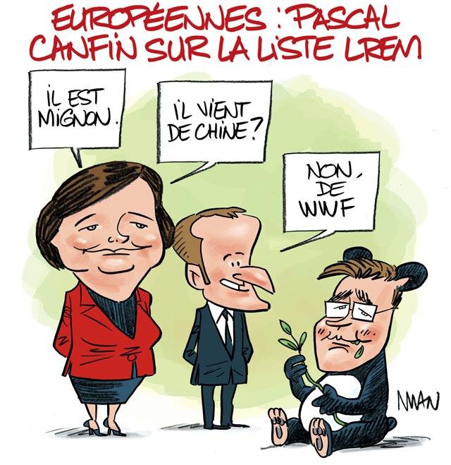 Dessin de presse : Loiseau et le panda presse : Loiseau et le panda