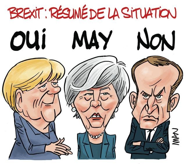 Dessin de presse : Brexit… presse : Brexit…