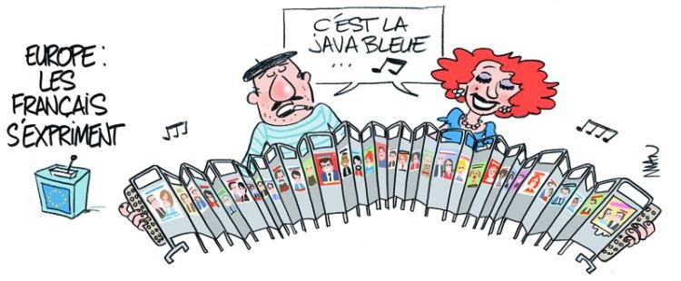 Dessin de presse : Européennes presse : Européennes