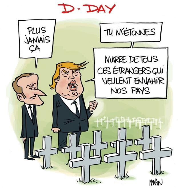 Dessin de presse : D Day presse : D Day