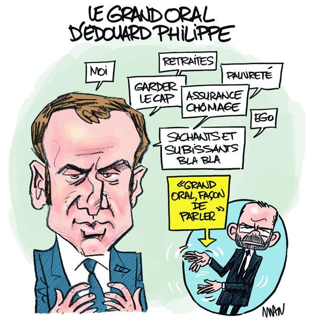 Dessin de presse : Grand Oral presse : Grand Oral