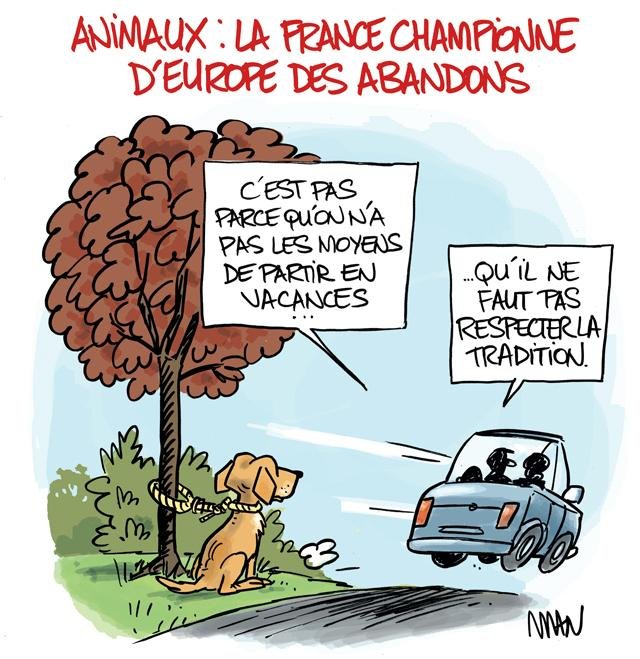Dessin de presse : Abandons presse : Abandons