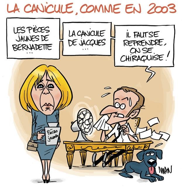 Dessin de presse : Canicule presse : Canicule