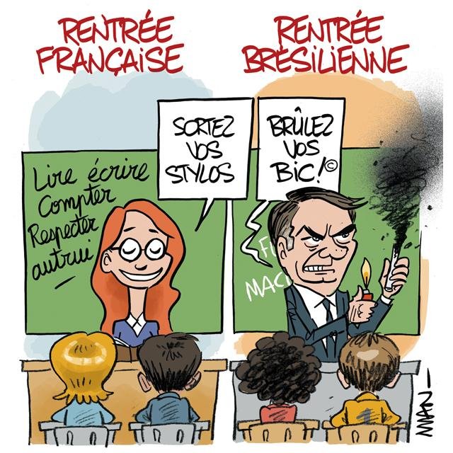 Dessin de presse : Bic© presse : Bic©