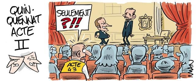 Dessin de presse : Quinquennat Acte 2 presse : Quinquennat Acte 2