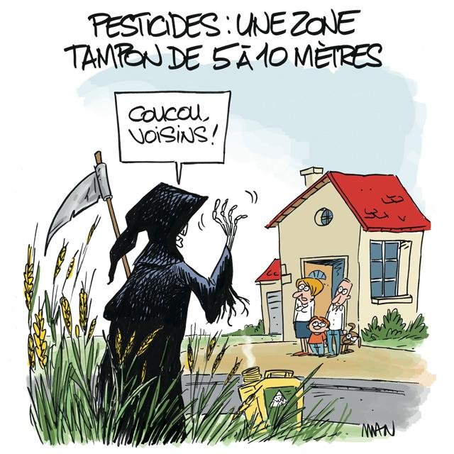 Dessin de presse : Zone tampon presse : Zone tampon