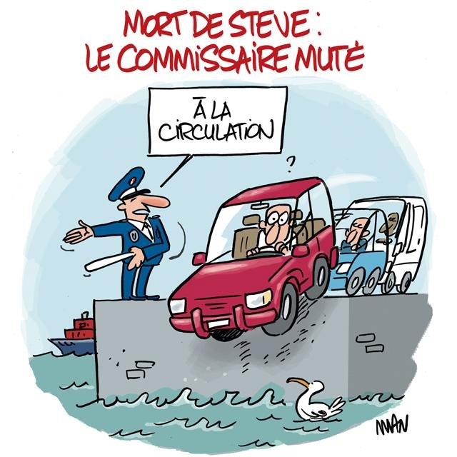 Dessin de presse : Steve/Commissaire presse : Steve/Commissaire