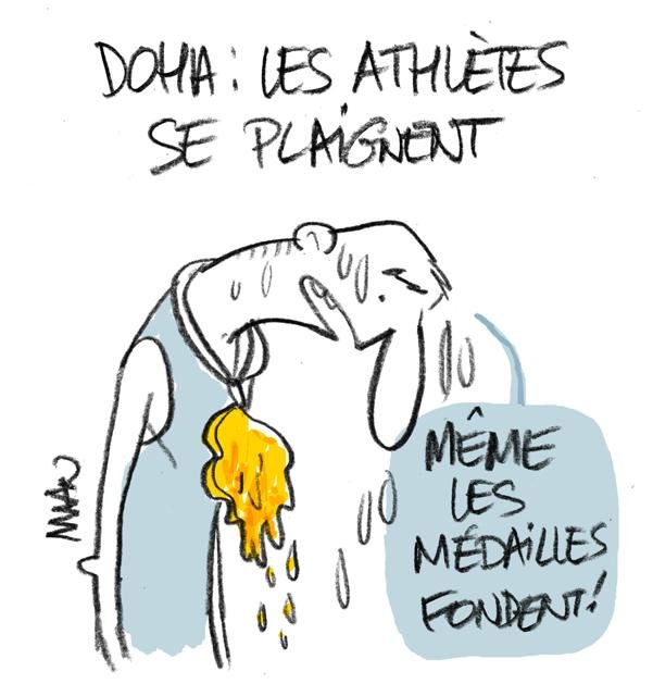 Dessin de presse : Doha presse : Doha