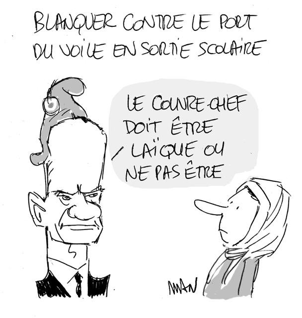 Dessin de presse : Couvre-chef presse : Couvre-chef