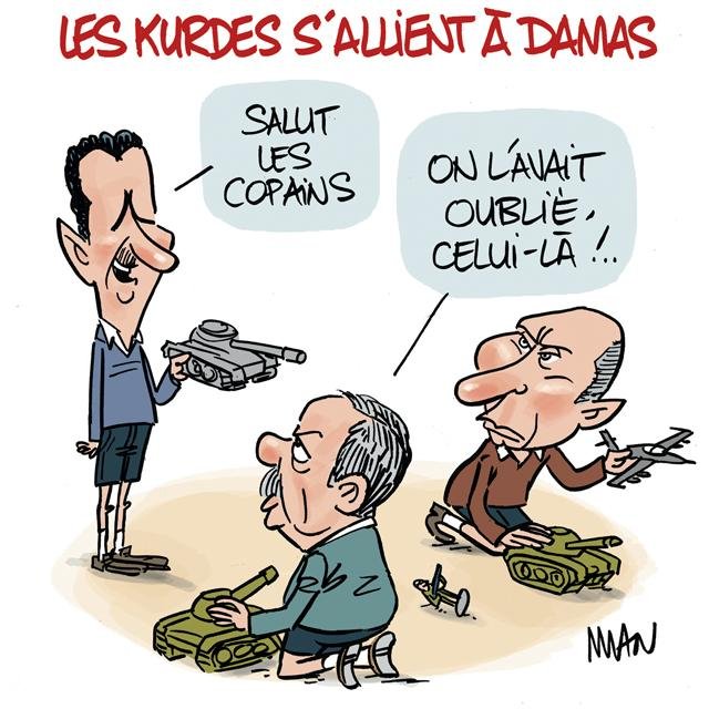 Dessin de presse : Damas presse : Damas