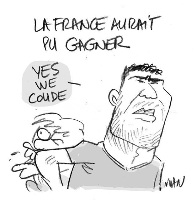 Dessin de presse : Coude presse : Coude