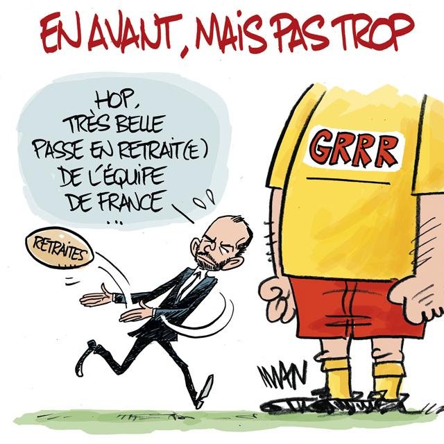 Dessin de presse : En-avant presse : En-avant