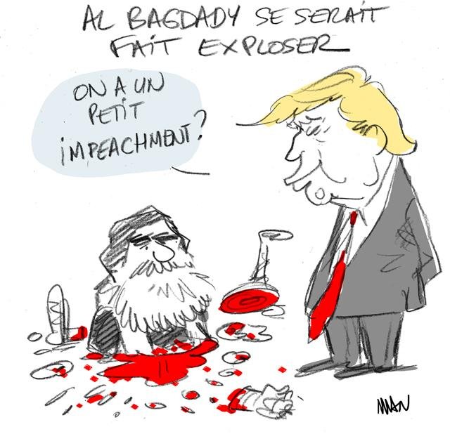 Dessin de presse : Impeachment presse : Impeachment
