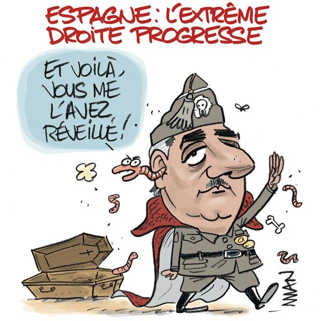 Dessin de presse : Franco le retour presse : Franco le retour