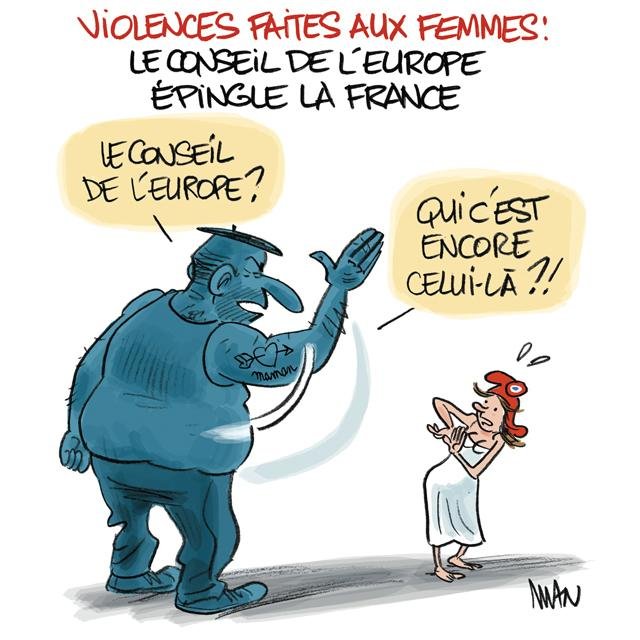 Dessin de presse : Violences presse : Violences