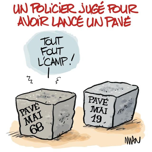 Dessin de presse : Pavés presse : Pavés