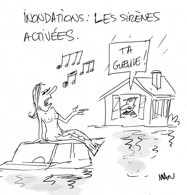 Dessin de presse : Sirènes presse : Sirènes
