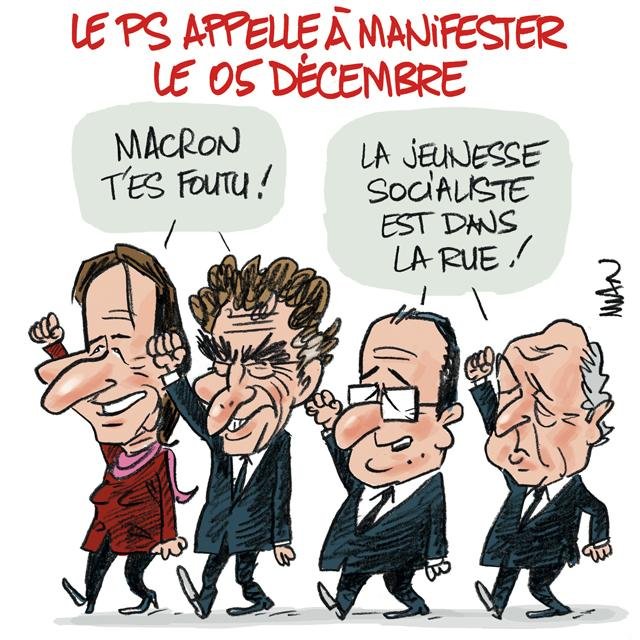 Dessin de presse : Jeunesse PS presse : Jeunesse PS