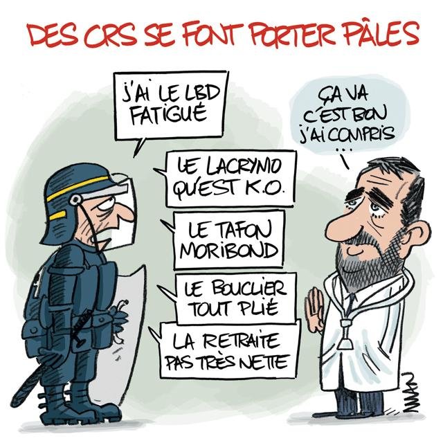 Dessin de presse : Pâles presse : Pâles