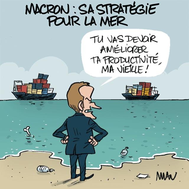 Dessin de presse : Mer presse : Mer