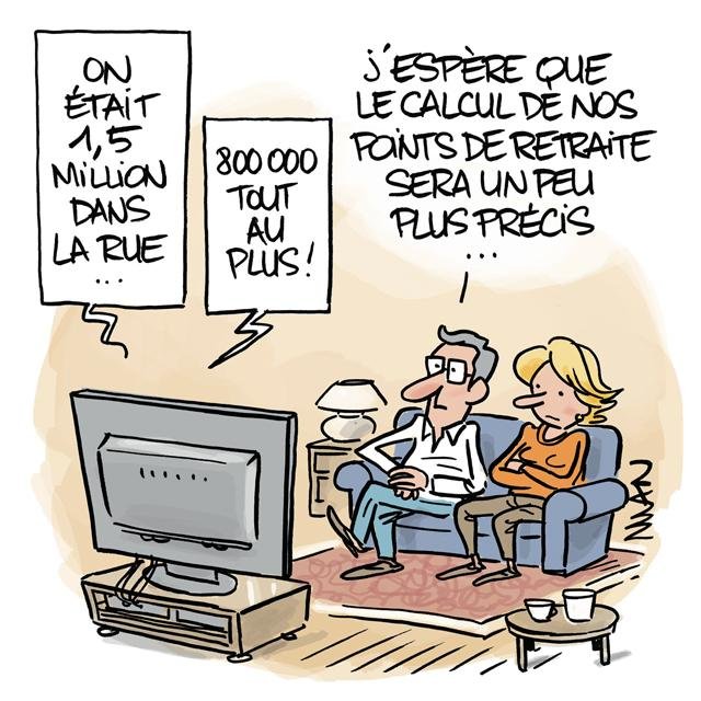 Dessin de presse : Points presse : Points