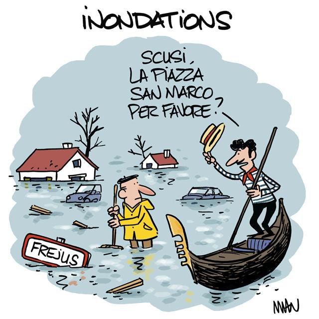 Dessin de presse : Inondations partout presse : Inondations partout