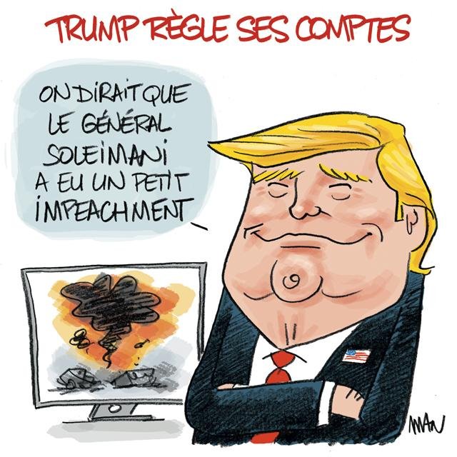 Dessin de presse : Impeachment presse : Impeachment