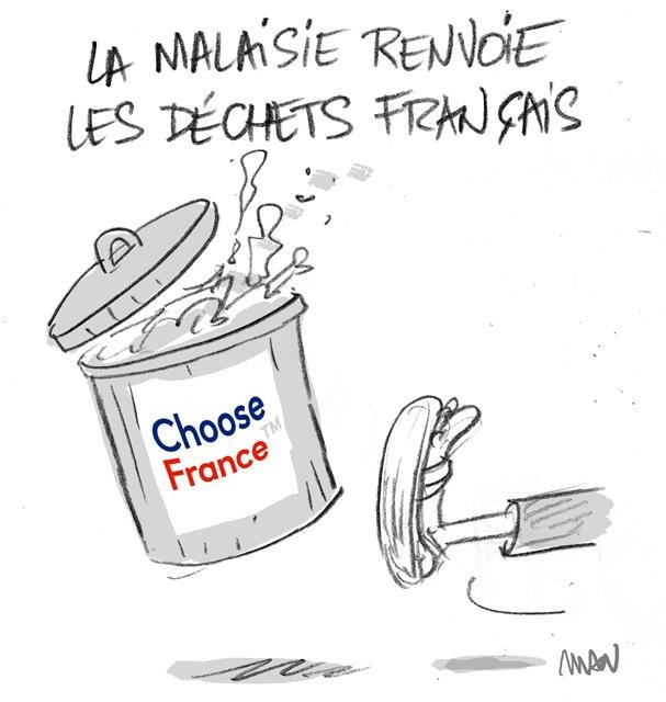 Dessin de presse : Déchets presse : Déchets
