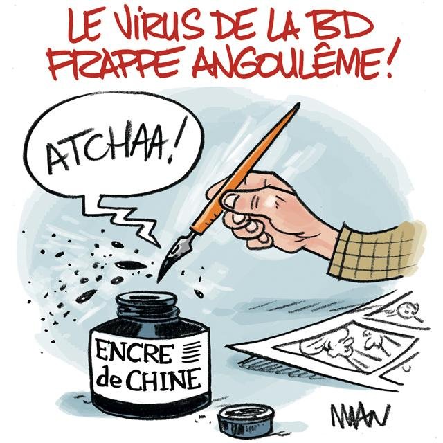 Dessin de presse : Angoulême presse : Angoulême