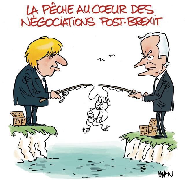 Dessin de presse : Post-Brexit presse : Post-Brexit