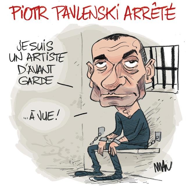Dessin de presse : Pavlenski presse : Pavlenski