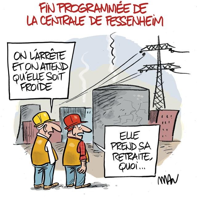 Dessin de presse : Fessenheim presse : Fessenheim