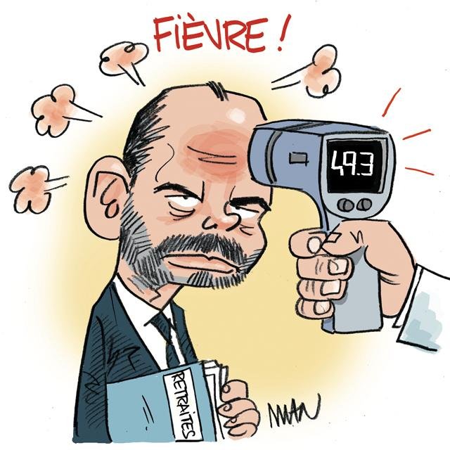 Dessin de presse : Fièvre presse : Fièvre