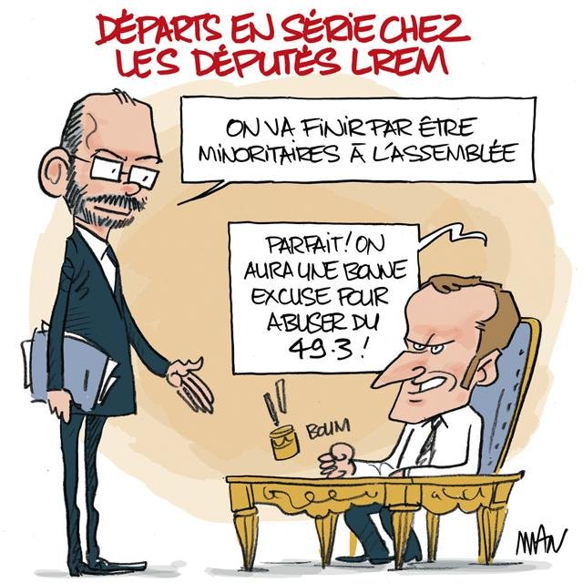 Dessin de presse : Minoritaires presse : Minoritaires