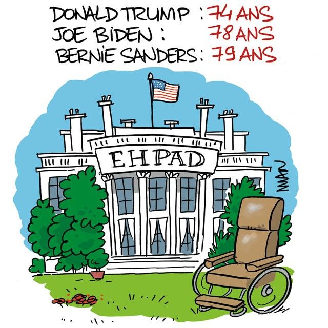 Dessin de presse : US Ehpad presse : US Ehpad